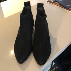 Dolce Vita Black Suede Booties
